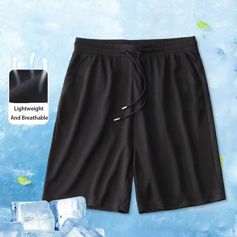 Men's Tank Top Sets 2026 Summer Quick drying sports oversize beach 2 piece set running seaside  Suit for man Breathable