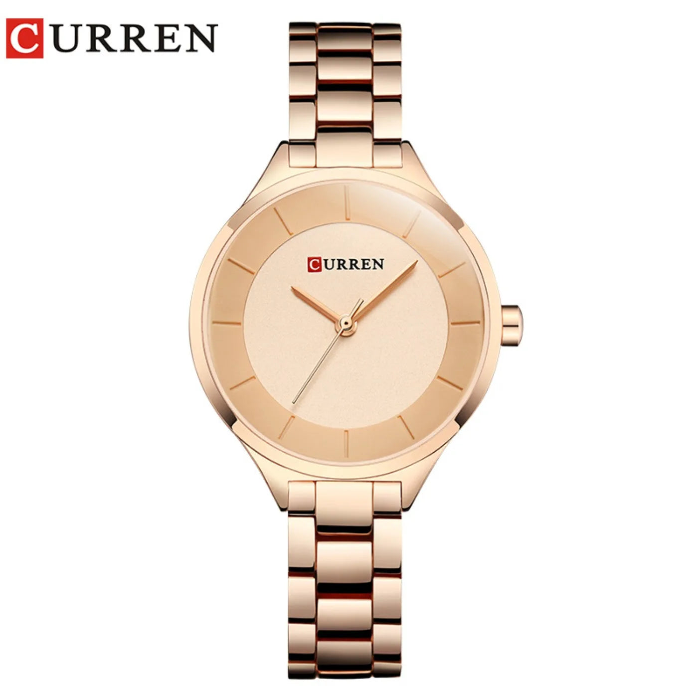 CURREN New Simple Women Bracelet Wrist Watches Light Extravagant Girls Fashion Geneva Quartz Clock Female Luxury Wristwatch 2017