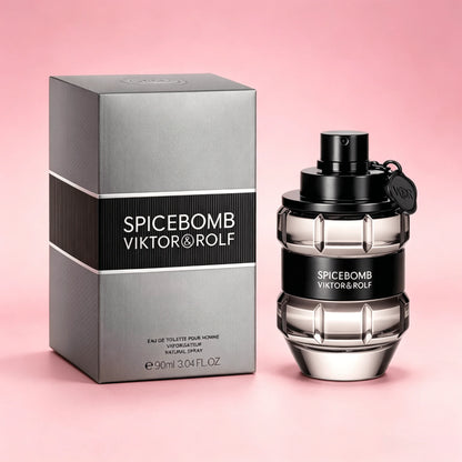 Viktor & Rolf - Spicebomb Eau de Toilette - Woody & Spicy - Cologne for Men - With Notes of Citrus & Tobacco