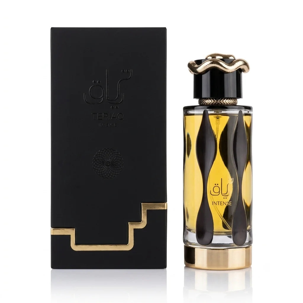 TERIAQ INTENSE Eau De Parfum 100ml - Long Lasting Woody Vanilla Fragrance Unisex - Luxury Arabic Perfume Gift Box