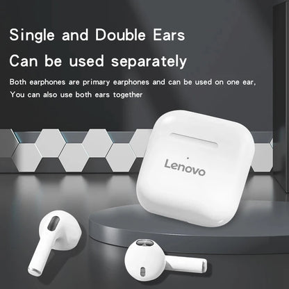 Original Lenovo Pro4 TWS Wireless Earphone Bluetooth Headset HiFi Noise Reduction Earbuds Waterproof Game Sports Mic Headphone