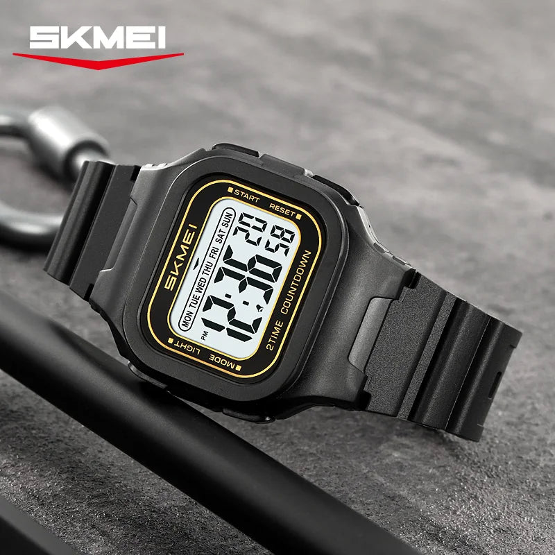 SKMEI 2343 Military Digital Watch Sports Shockproof Waterproof Multi Functional Men's Watch LED Display Alarm Clock Reloj Hombre