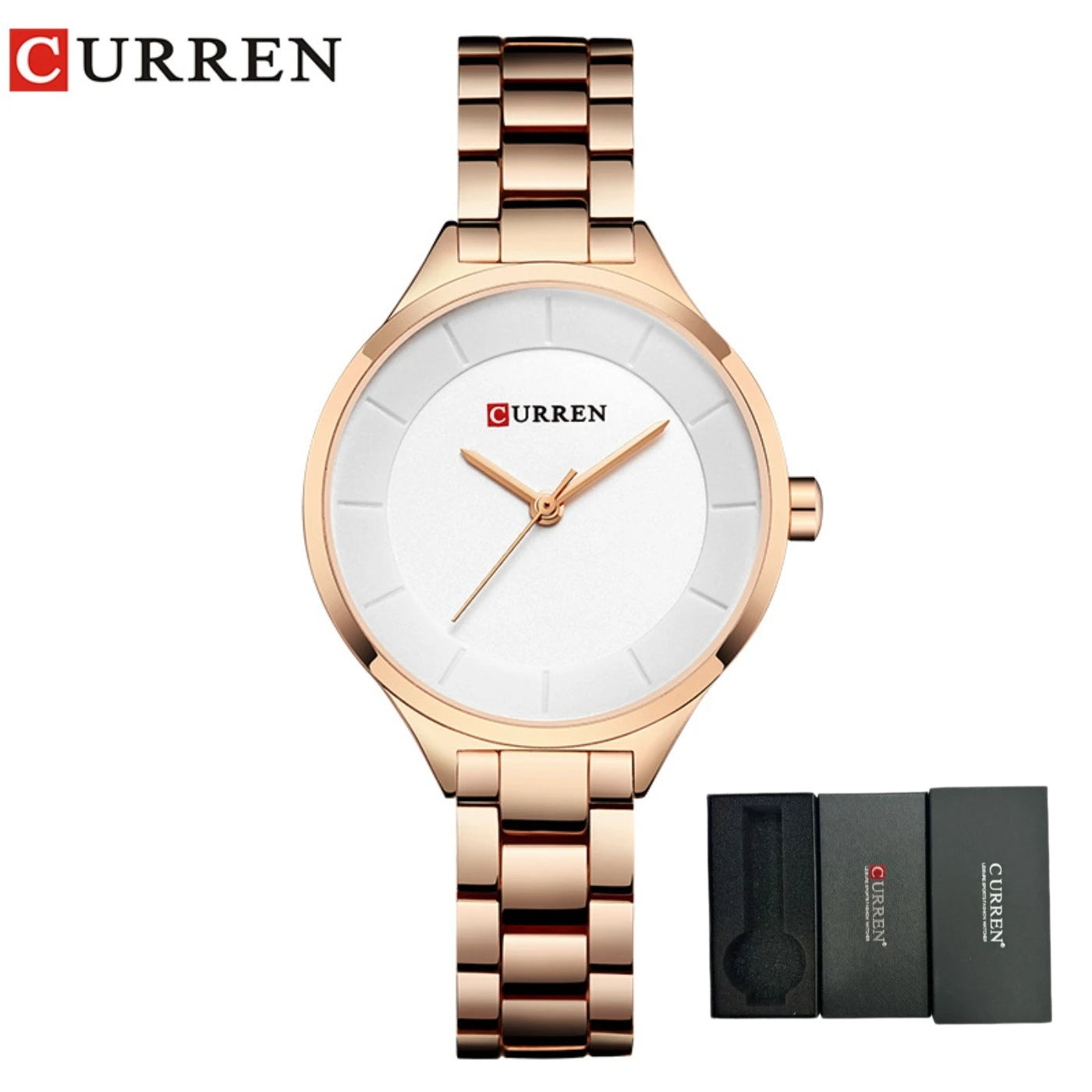 CURREN New Simple Women Bracelet Wrist Watches Light Extravagant Girls Fashion Geneva Quartz Clock Female Luxury Wristwatch 2017