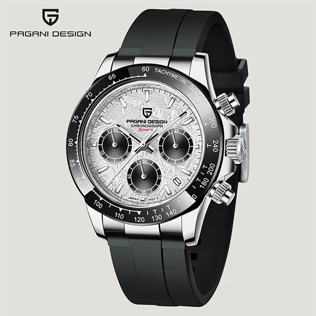PAGANI DESIGN New VK63 Quartz Watch 40mm Men Wristwatch Chronograph Stainless Steel Waterproof Clock Top Brand Gift Watches Man