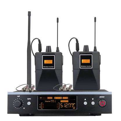 Professional Grade Stage Wireless In Ear Monitoring System With UHF mono mono Frequency,For Stage/Band/Drummer/Small Concert ﻿