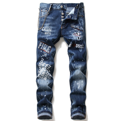 men jeans famous Men slim jeans