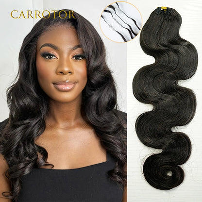 Pre Separated Crochet Hair Body Wave Crochet Human Hair for Black Women Extensions Human Hair Water Wave Bundles Knotless Hair