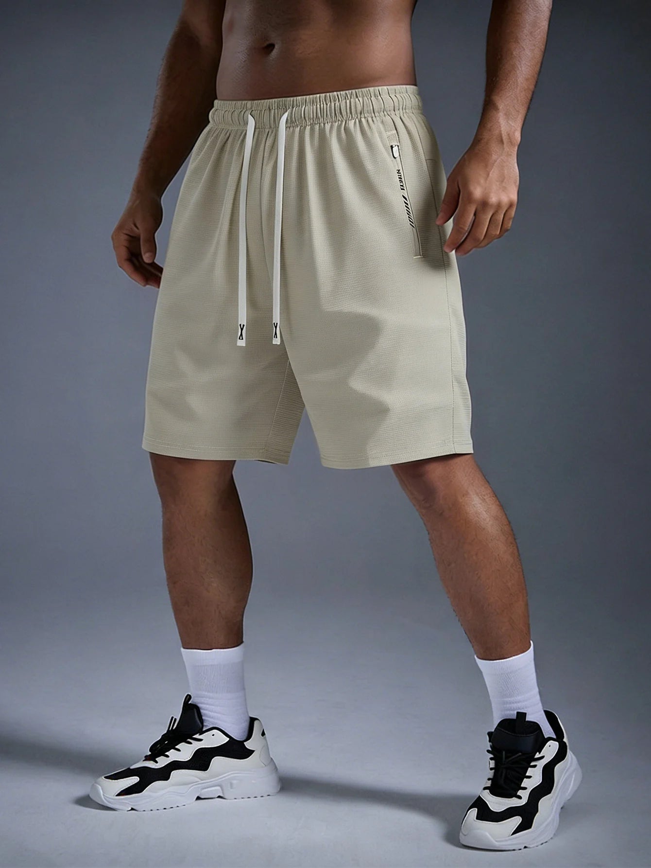 Summer Men's Clothes Basketball Shorts Ice Silk Stretch Running Pants Y2k Clothing Male Sports Man Sneakers Gym Short Anime Sea