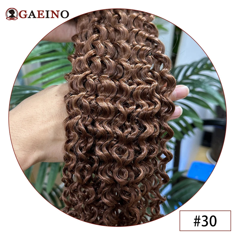 Water Wave Tape in Human Hair Extension Brazilian Hair Skin Weft Tape in Curly Human Hair 20 Pcs/Set Black Brown Blonde Color