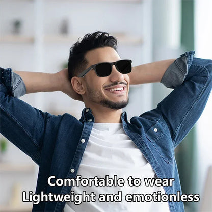 Lenovo 2026 New AI Smart Glasses 8K HD Voice Assistant Translator Control Touch Photo Camera Recording Bluetooth Sunglasses