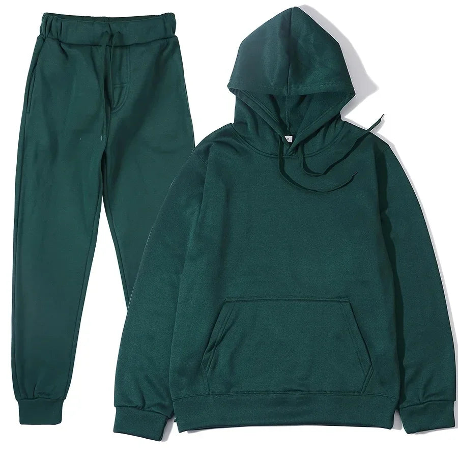 new 2026 Men's Sports Suits Fashion Tracksuit Women Hoodies Pants Two Pieces Sets Running Casual Sweatshirts Sweatpants Clothing