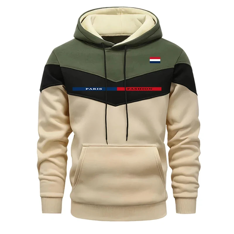 Fall Winter Daily Casual Sports Jogging Suit Outdoor Comfort Hoodie Outfits Paris Fashion Men's Set Hooded Sweatshirt Sweatpants