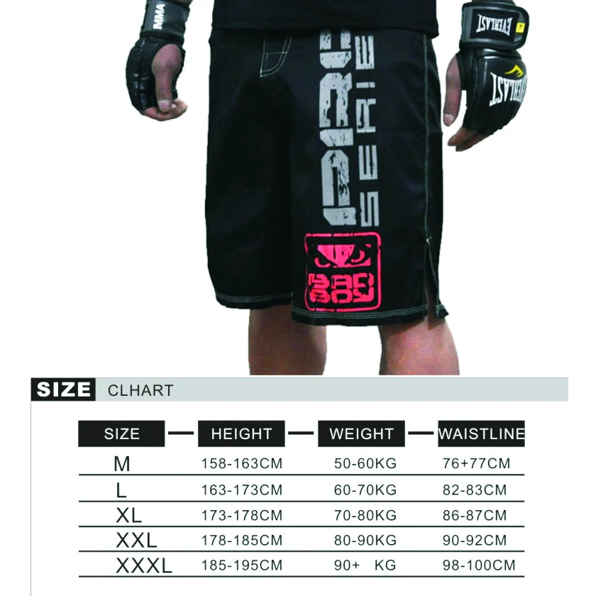 Technical performance boxing shorts sports training and competition MMA shorts Tiger Muay Thai boxing shorts mma short