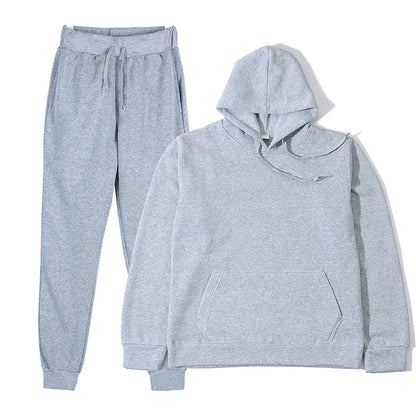 new 2026 Men's Sports Suits Fashion Tracksuit Women Hoodies Pants Two Pieces Sets Running Casual Sweatshirts Sweatpants Clothing
