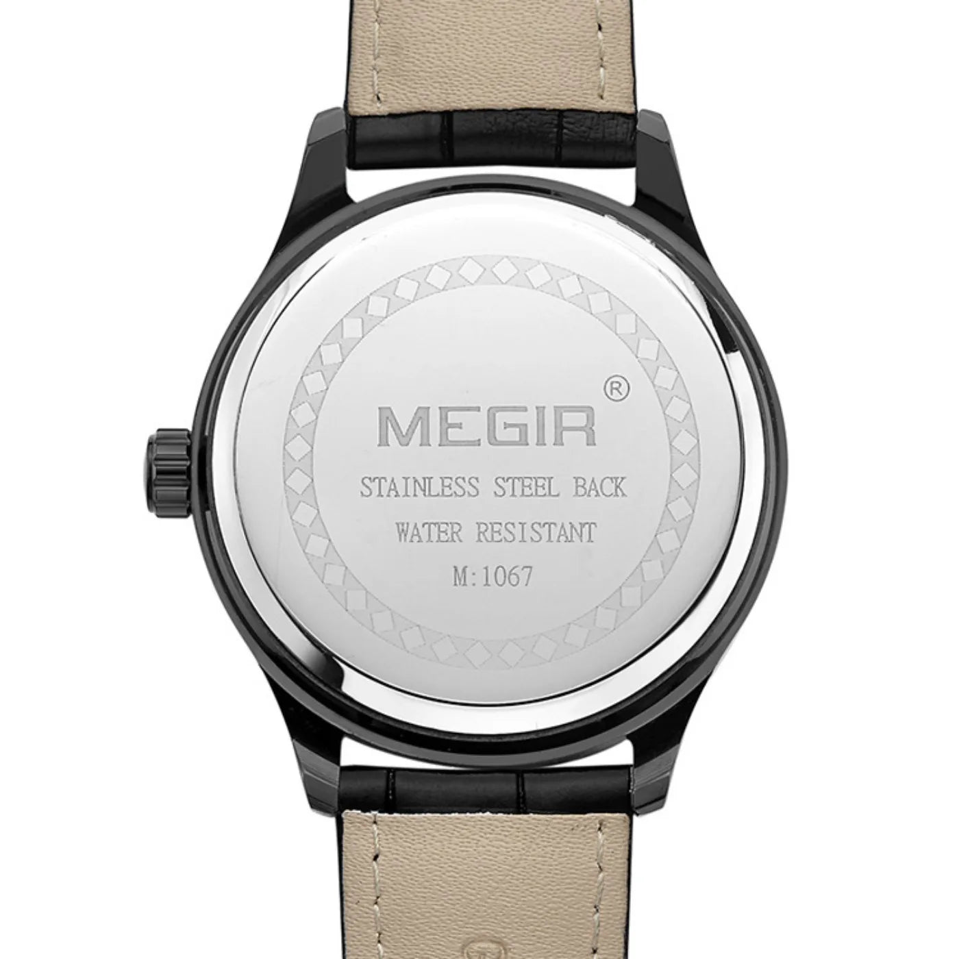 MEGIR Men Watches Luxury Leather Strap Sport Military Watch Male Clock Waterproof Casual Quartz Wristwatch Reloj Hombre 1067
