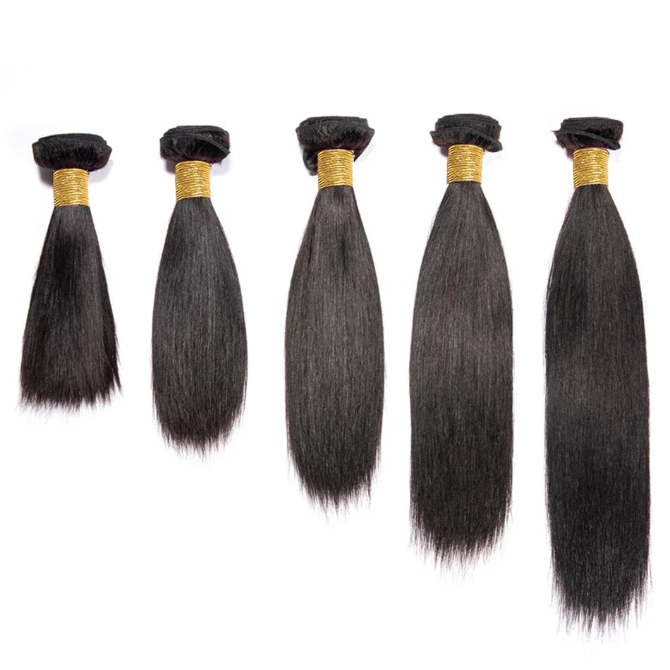 12A Raw Hair Indian Straight Bundles 100% Virgin Human Hair Bundles 1/3/4 PCS Bundles Short Straight Weave Hair Extensions