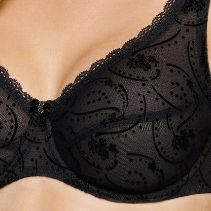 Lise Charmel Jolie Muse Sheer Mesh Lace Plunge Bra