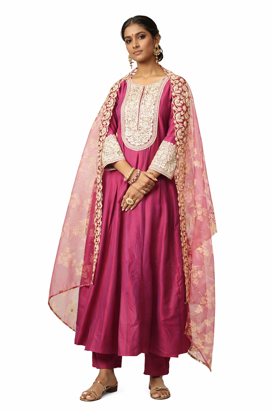 Printed Kurta Pant Ethnic Set