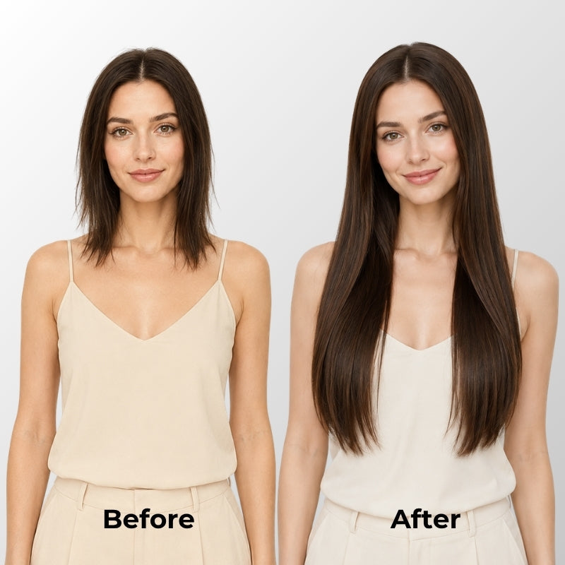 Chocolate Brown (2Q) Genius Weft Hair Extensions (50g - 100g)
