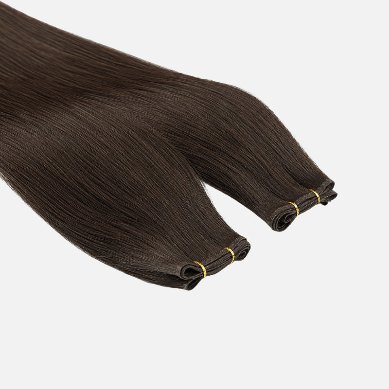 Chocolate Brown (2Q) Genius Weft Hair Extensions (50g - 100g)