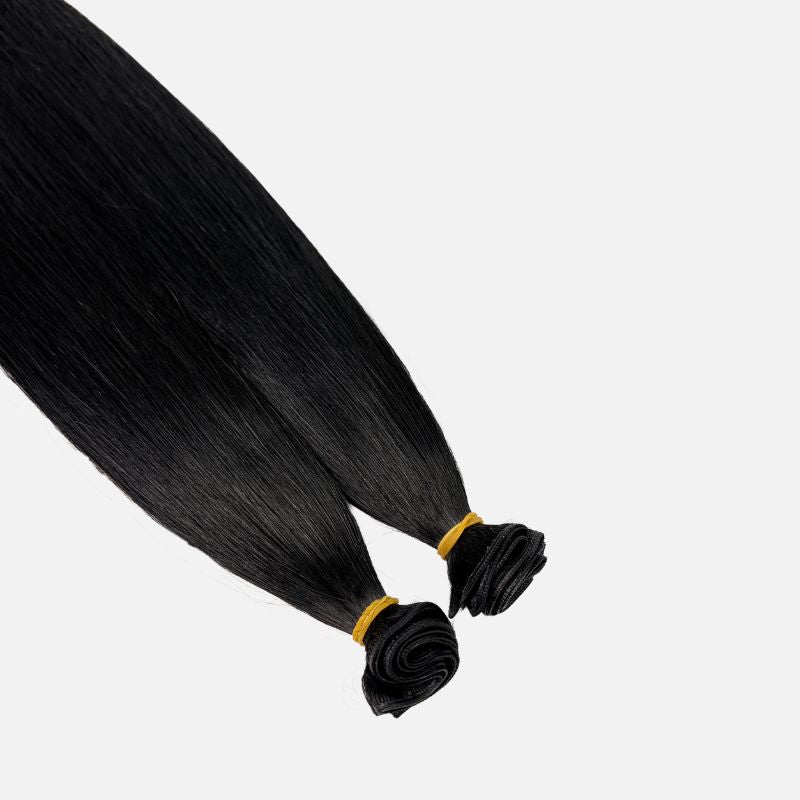 Jet Black (1) Genius Weft Hair Extensions (50g - 100g)