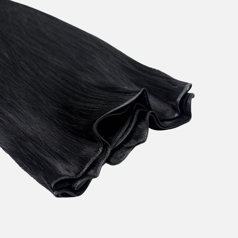 Jet Black (1) Genius Weft Hair Extensions (50g - 100g)