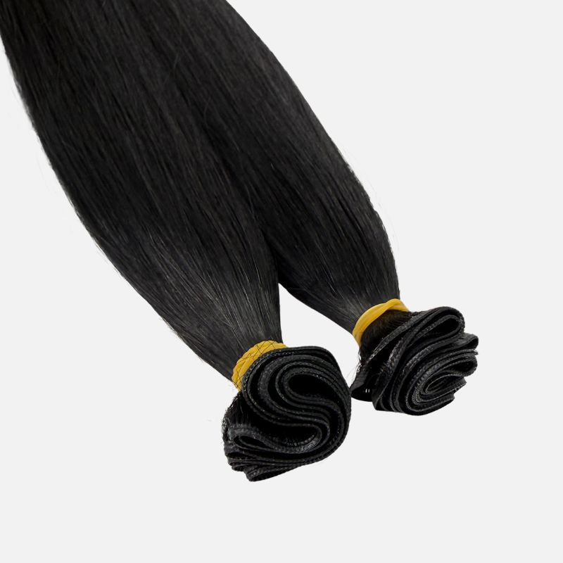 Jet Black (1) Genius Weft Hair Extensions (50g - 100g)