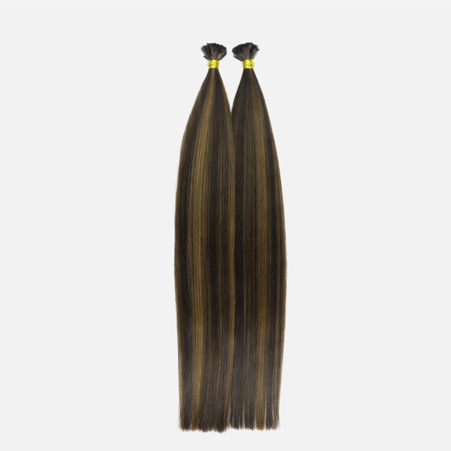 Caramel Blonde Balayage (1A/1A+3Q+9C) Flat Tip Hair Extensions (50g -